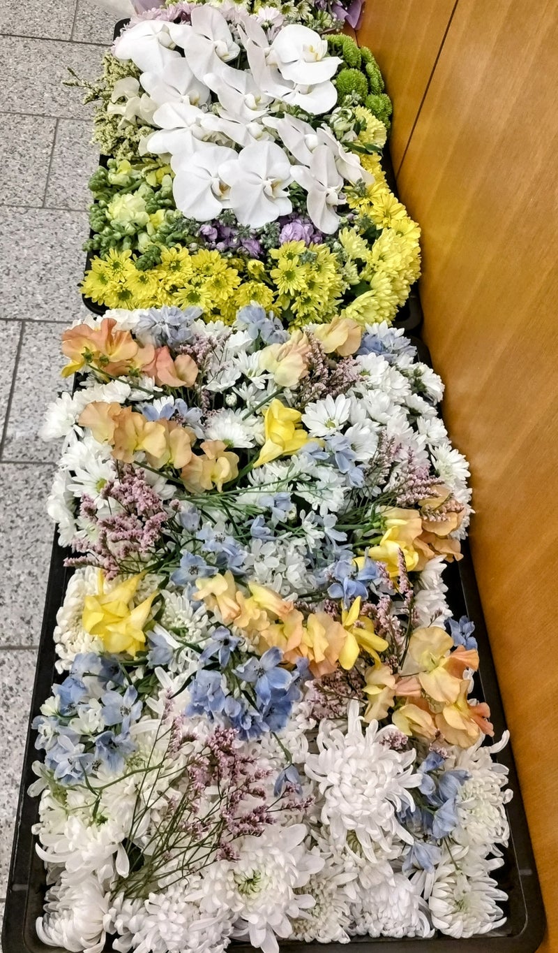 【埼玉県川越市葬儀セレモニーサロン】生花祭壇・生花アレンジ
