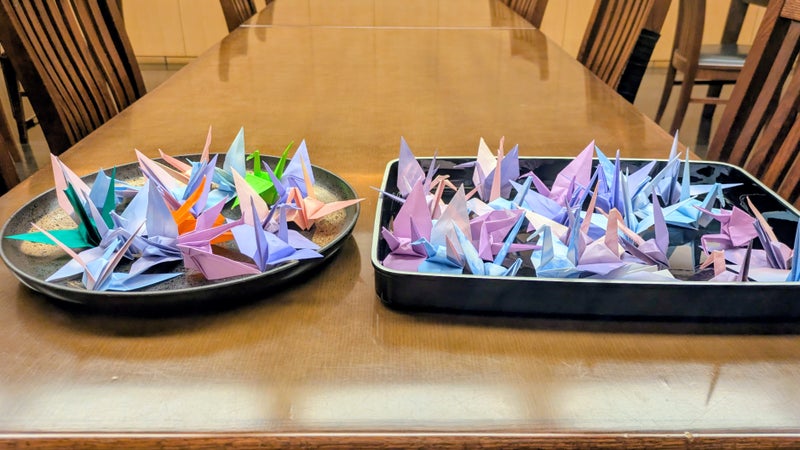 願いを込めた折り鶴　【埼玉県川越市葬儀セレモニーサロン】